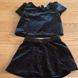 GAP Black Sparkle Kids Matching Set
